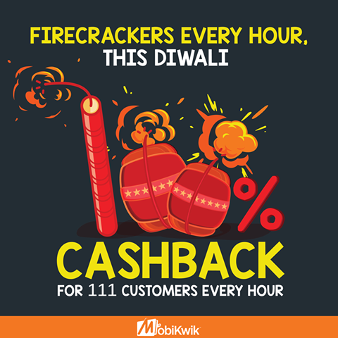 India Desire : Mobikwik Diwali Offer: Get Flat Rs 100 Cashback On All Recharge For First 111 Customers Each Hour